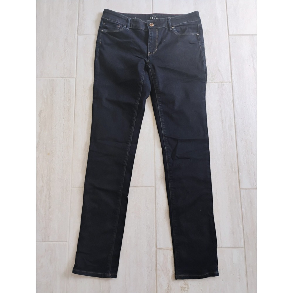 White House Black Market The Skinny Jeans Women Size 4 Mid-Rise Dark Wash